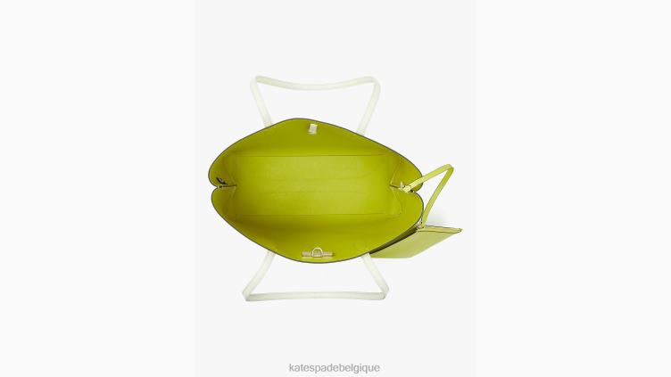 grand fourre-tout toute la journée Kate Spade femmes accessoires D8288112 parchemin/poire Bartlett