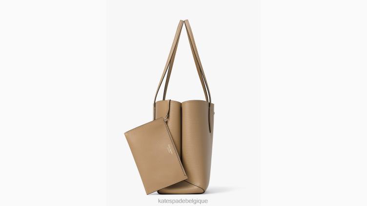 grand fourre-tout toute la journée Kate Spade femmes accessoires D8288113 taupe intemporel