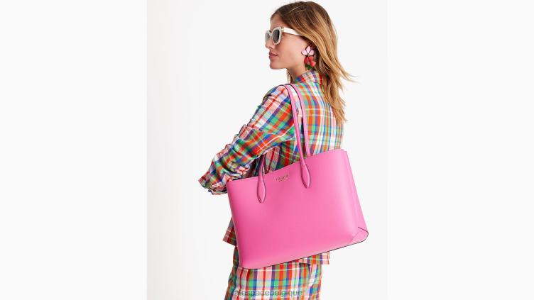 grand fourre-tout toute la journée Kate Spade femmes accessoires D8288116 rose énergétique