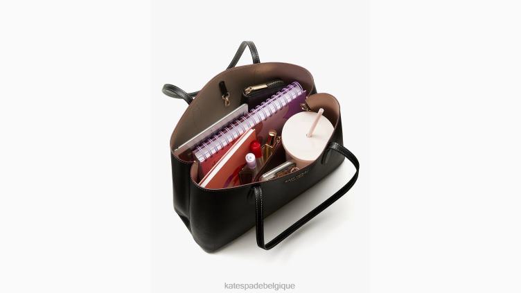 grand fourre-tout zippé toute la journée Kate Spade femmes accessoires D828880 cristal bleu