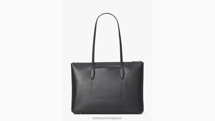 grand fourre-tout zippé toute la journée Kate Spade femmes accessoires D828881 noir