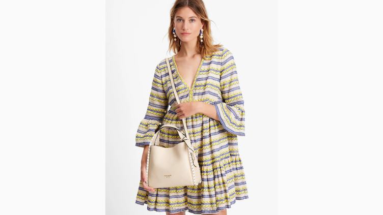 sac à bandoulière moyen à point de surjet Knott Kate Spade femmes accessoires D8288138 nu multi