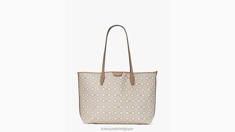 sac à main Sutton moyen à monogramme fleuri Kate Spade femmes accessoires D8288296 naturel multi