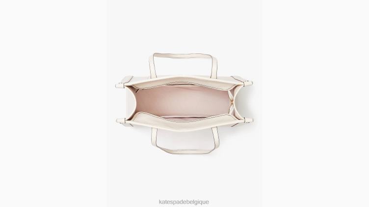 sac à main moyen en cuir grainé market Kate Spade femmes accessoires D828831 parchemin