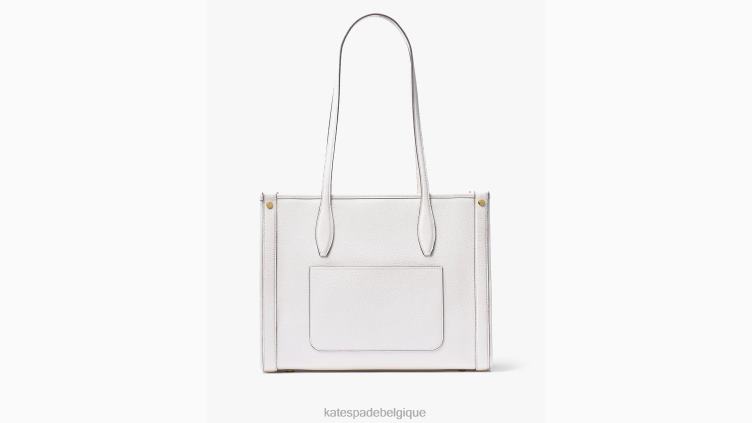 sac à main moyen en cuir grainé market Kate Spade femmes accessoires D828831 parchemin
