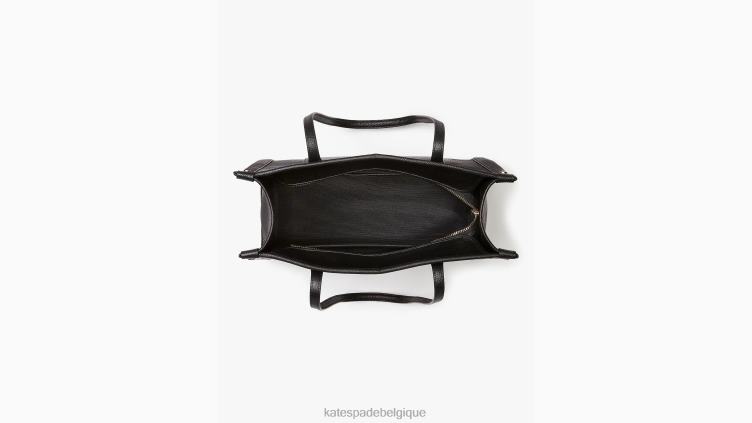 sac à main moyen en cuir grainé market Kate Spade femmes accessoires D828832 noir