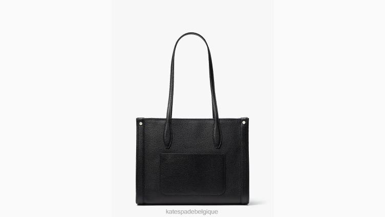 sac à main moyen en cuir grainé market Kate Spade femmes accessoires D828832 noir