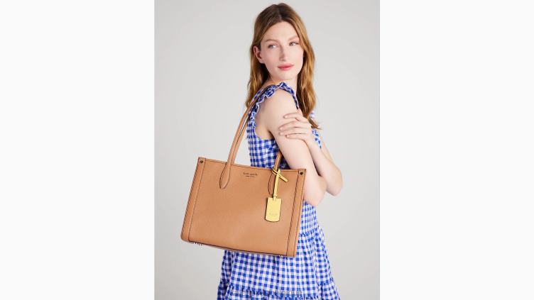 sac à main moyen en cuir grainé market Kate Spade femmes accessoires D828833 bungalow