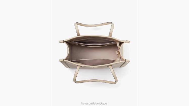 sac à main moyen en cuir grainé market Kate Spade femmes accessoires D828834 faïence
