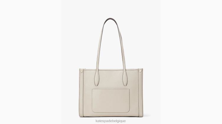 sac à main moyen en cuir grainé market Kate Spade femmes accessoires D828834 faïence