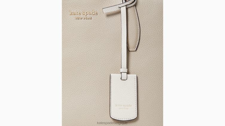 sac à main moyen en cuir grainé market Kate Spade femmes accessoires D828834 faïence