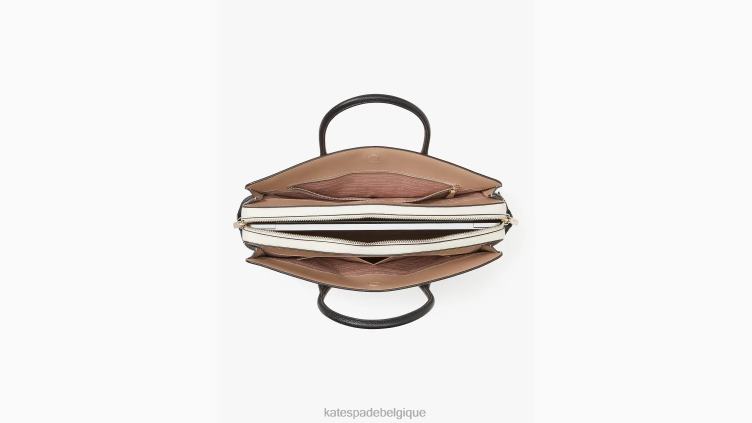 sac de banlieue contrasté Knott Kate Spade femmes accessoires D8288193 papier kraft multicolore