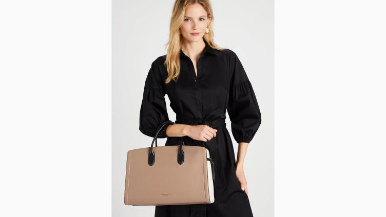 sac de banlieue contrasté Knott Kate Spade femmes accessoires D8288193 papier kraft multicolore