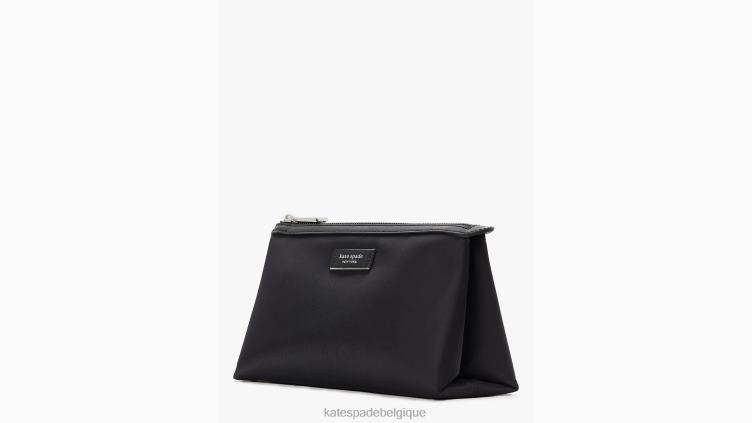 trousse à maquillage en nylon sam icon ksnyl Kate Spade femmes accessoires D82881358 noir