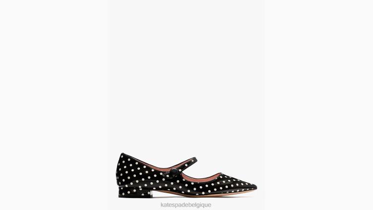 appartements mayas Kate Spade femmes chaussure D8288587 noir/crème
