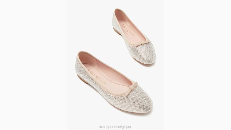 appartements pavés de trèfle Kate Spade femmes chaussure D8288602 foins