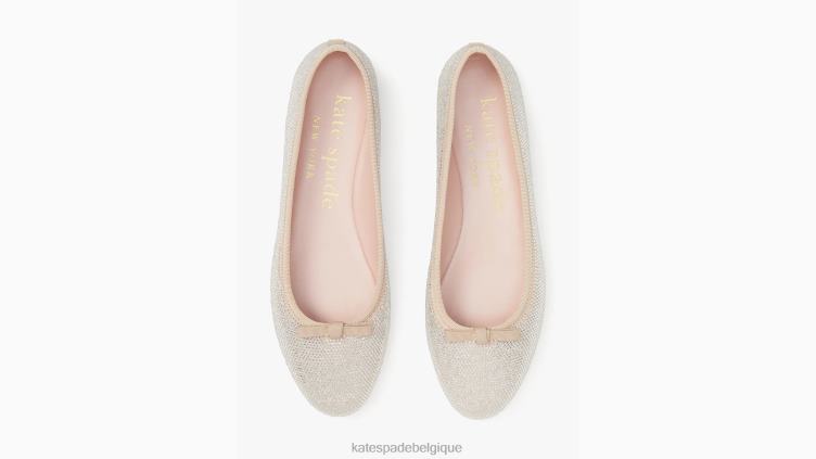 appartements pavés de trèfle Kate Spade femmes chaussure D8288602 foins