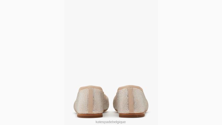 appartements pavés de trèfle Kate Spade femmes chaussure D8288602 foins