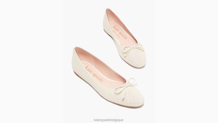 ballerines véronique Kate Spade femmes chaussure D8288560 parchemin