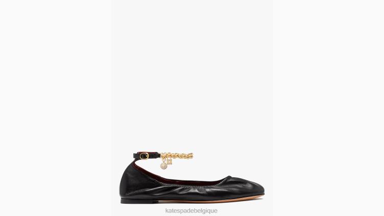 écraser les appartements Kate Spade femmes chaussure D8288641 noir