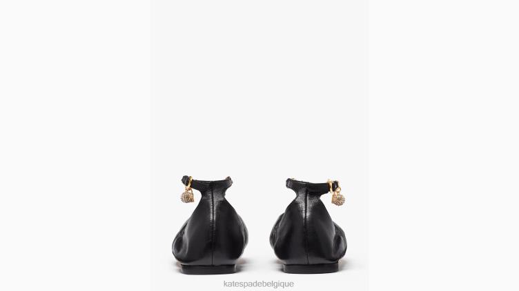 écraser les appartements Kate Spade femmes chaussure D8288641 noir