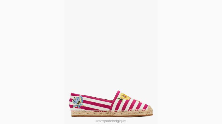 espadrilles de pique-nique Kate Spade femmes chaussure D8288579 rosa prune multi