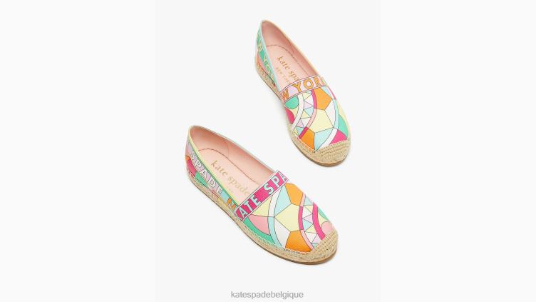 espadrilles soleil géo Kate Spade femmes chaussure D8288485 géo soleil