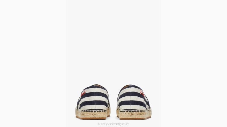 espadrilles étoile de mer Kate Spade femmes chaussure D8288484 blazer bleu/crème