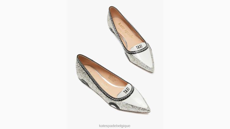 gogo taxi appartements Kate Spade femmes chaussure D8288649 argent Or