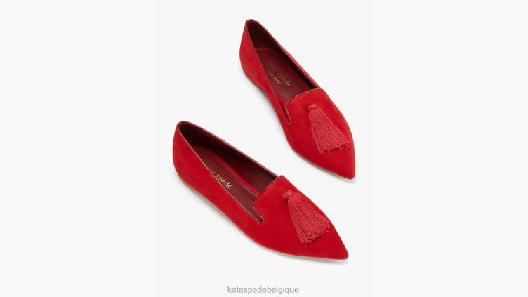 j'adore les appartements Kate Spade femmes chaussure D8288642 rubis profond