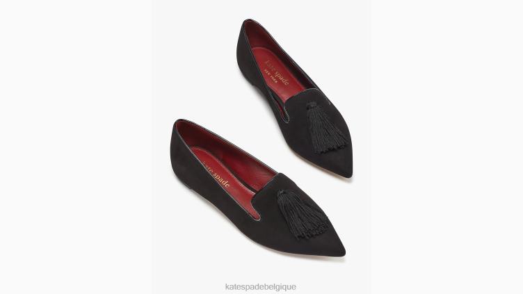 j'adore les appartements Kate Spade femmes chaussure D8288643 noir