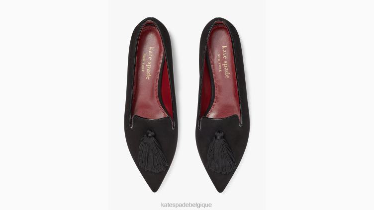 j'adore les appartements Kate Spade femmes chaussure D8288643 noir