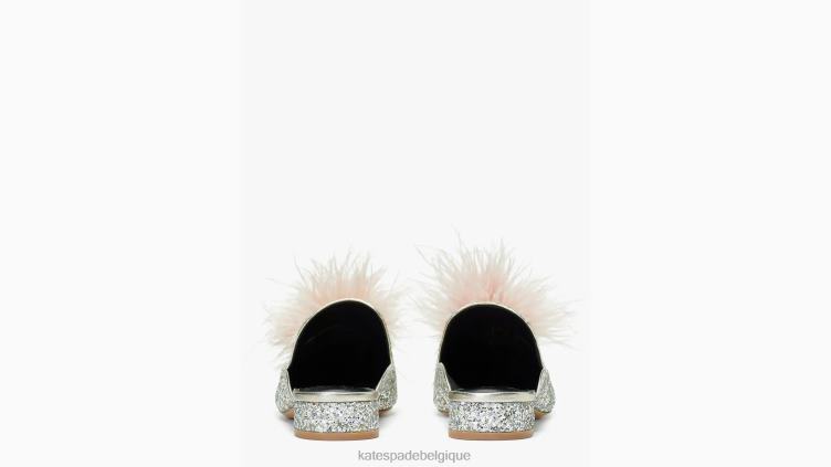 mules marabout Kate Spade femmes chaussure D8288630 or, argent