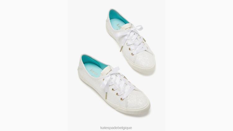 baskets Trista Kate Spade femmes chaussure D8288530 blanc optique