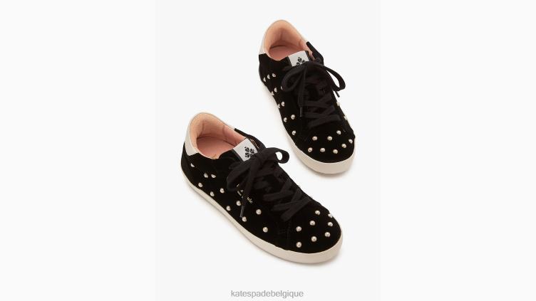 baskets ace à perles Kate Spade femmes chaussure D8288597 noir