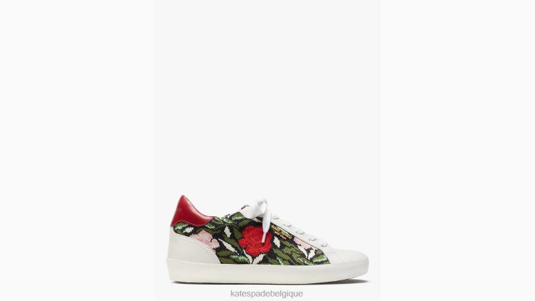 baskets ace roses Kate Spade femmes chaussure D8288676 Roseraie