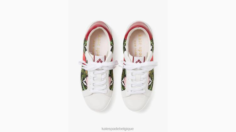 baskets ace roses Kate Spade femmes chaussure D8288676 Roseraie