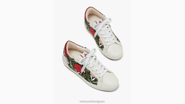baskets ace roses Kate Spade femmes chaussure D8288676 Roseraie