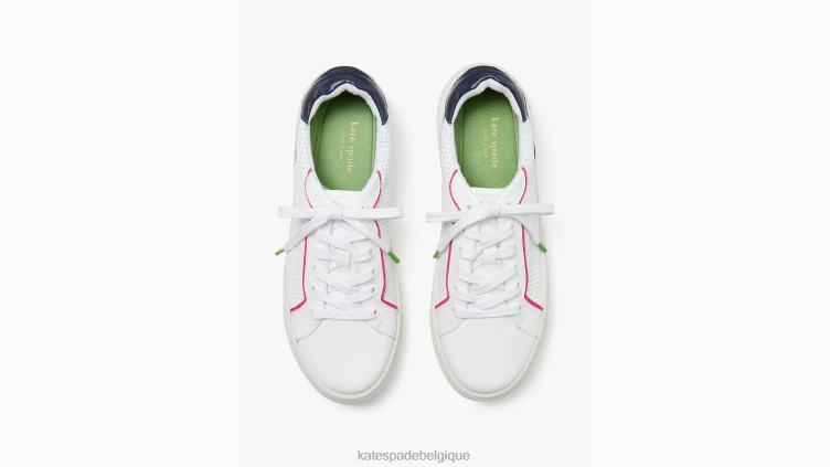 baskets bryn Kate Spade femmes chaussure D8288529 blanc optique/bleu blazer