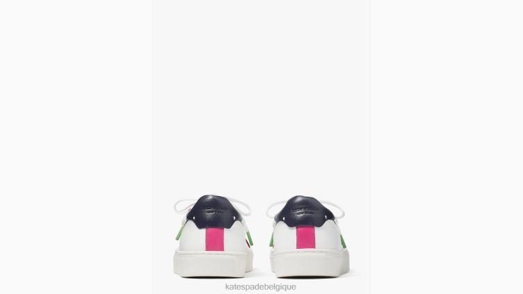 baskets bryn Kate Spade femmes chaussure D8288529 blanc optique/bleu blazer