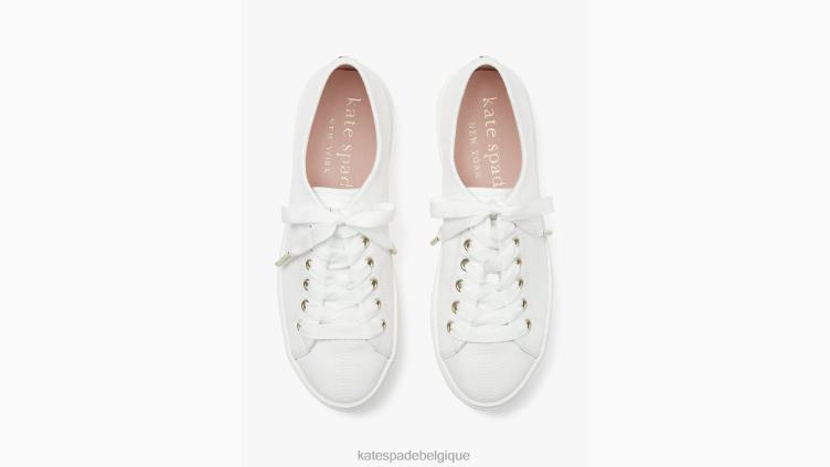 servir des baskets Kate Spade femmes chaussure D8288486 Ivoire