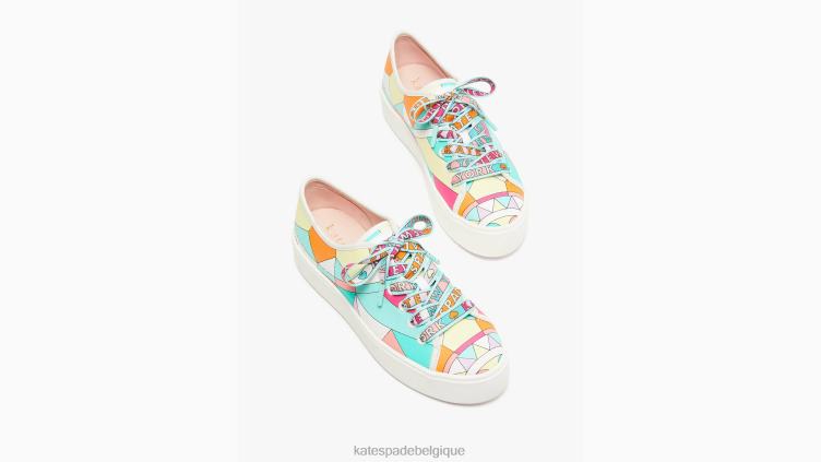 servir des baskets Kate Spade femmes chaussure D8288487 géo soleil