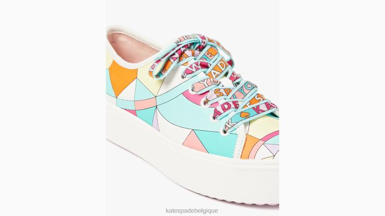 servir des baskets Kate Spade femmes chaussure D8288487 géo soleil