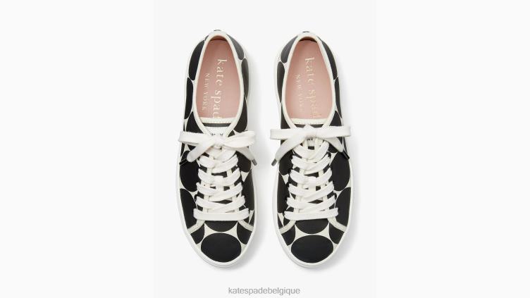 servir des baskets Kate Spade femmes chaussure D8288537 point noir/crème