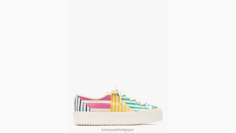 servir des baskets Kate Spade femmes chaussure D8288538 patchwork