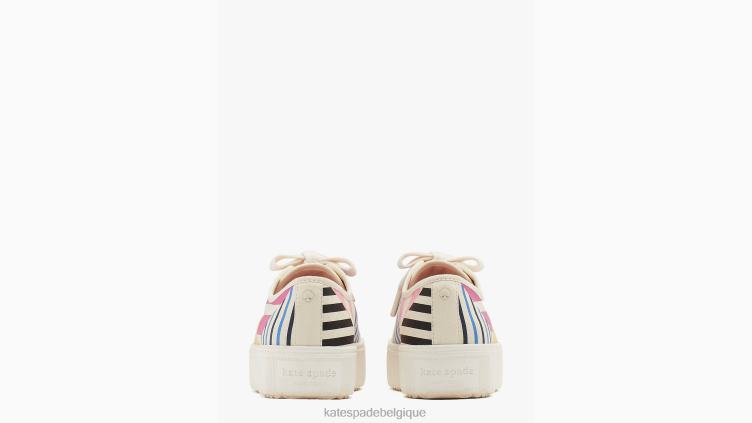 servir des baskets Kate Spade femmes chaussure D8288538 patchwork