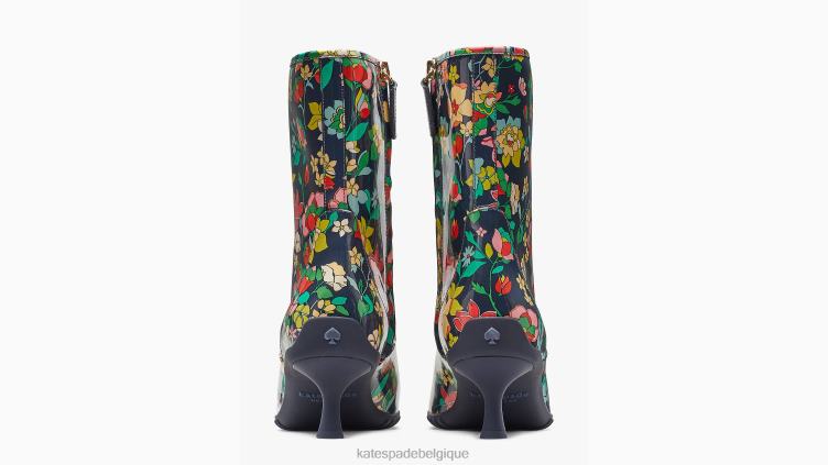 bottes violettes Kate Spade femmes chaussure D8288671 blazer bleu multicolore
