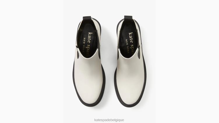 bottines Winnie Kate Spade femmes chaussure D8288652 parchemin/noir