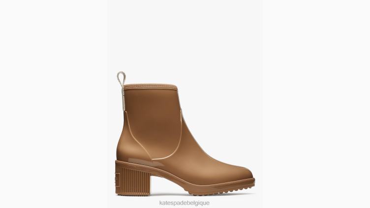 bottines de pluie pour flaques d'eau Kate Spade femmes chaussure D8288624 rustique/neutre