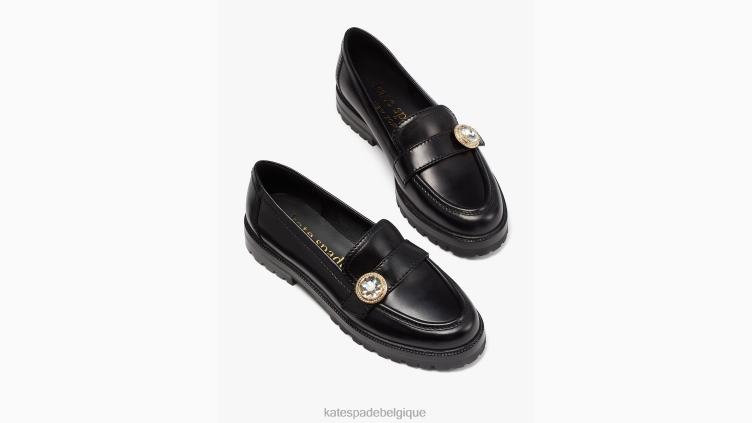 mocassins chics Kate Spade femmes chaussure D8288675 noir